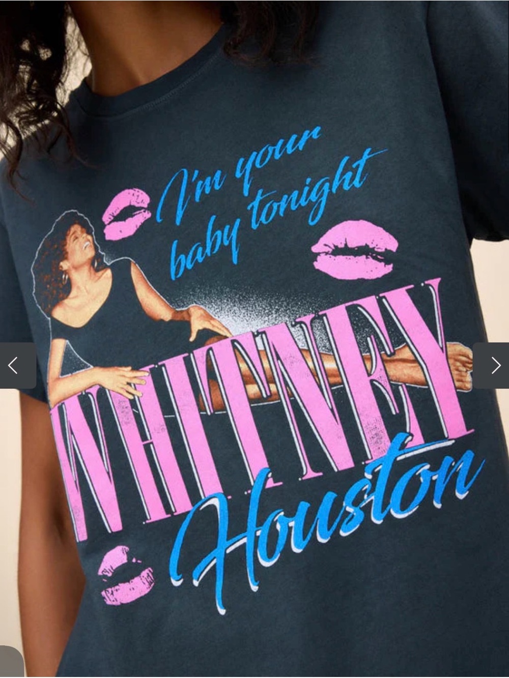 NWT DAYDREAMER Whitney Houston Tee